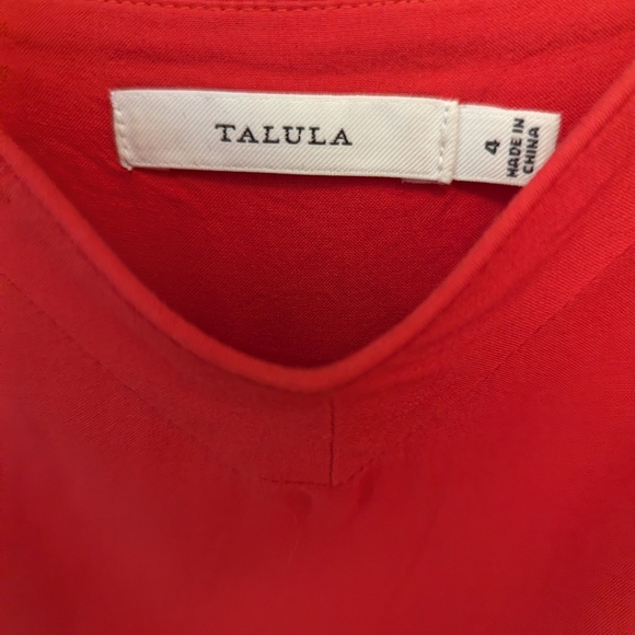 Aritzia Red Talula Lipinski Dress Size 4 - Picture 3 of 7